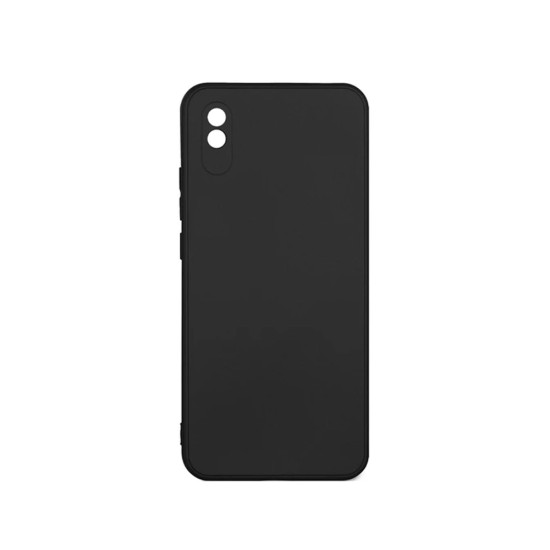 Silicone Case with Camera Shield for Xiaomi Redmi 9a Black